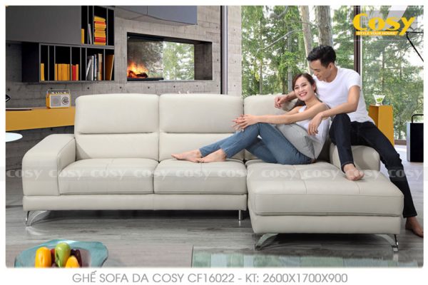 Ghế sofa da đẹp FD16022