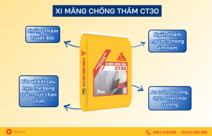 xi măng chống thấm