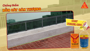 chống thấm bồn cây sân thượng